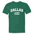 thumbnail image 1 of PleaseMeTees™ Mens Dallas 214 Area Code Distressed HQ Tee, 1 of 1
