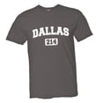 thumbnail image 1 of PleaseMeTees™ Mens Dallas 214 Area Code Distressed HQ Tee, 1 of 1