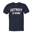 thumbnail image 1 of PleaseMeTees™ Mens Detroit Michigan Is Home Born In From Go Blue HQ Tee, 1 of 1