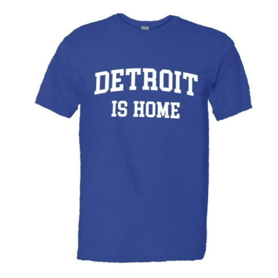 PleaseMeTees™ Mens Detroit Michigan Is Home Born In From Go Blue HQ Tee