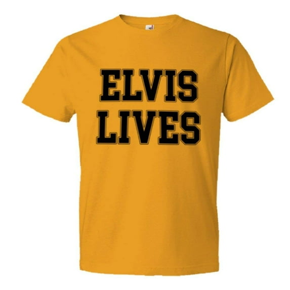 PleaseMeTees™ Mens Elvis Lives Presley Is Alive HQ Tee