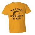 thumbnail image 1 of PleaseMeTees™ Mens Fitness Fit This Taco Into My Mouth Distressed HQ Tee, 1 of 1
