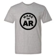 thumbnail image 1 of PleaseMeTees™ Mens From Born Made In Arkansas AK Logo Label Tag HQ Tee, 1 of 1