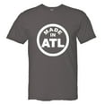 thumbnail image 1 of PleaseMeTees™ Mens From Born Made In Atlanta GA Logo Label Tag HQ Tee, 1 of 1