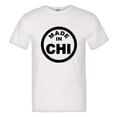 thumbnail image 1 of PleaseMeTees™ Mens From Born Made In Chicago IL Logo Label HQ Tee, 1 of 1