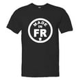 thumbnail image 1 of PleaseMeTees™ Mens From Born Made In France Europe EU Logo Label HQ Tee, 1 of 1