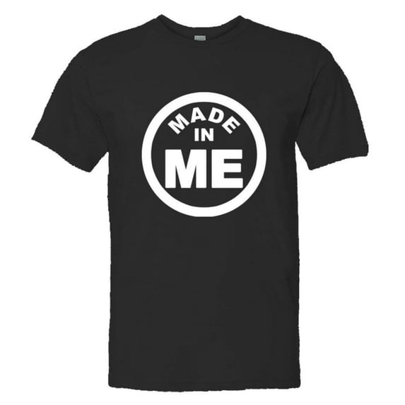 PleaseMeTees™ Mens From Born Made In Maine Me Logo Label Tag HQ Tee