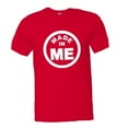 thumbnail image 1 of PleaseMeTees™ Mens From Born Made In Maine Me Logo Label Tag HQ Tee, 1 of 1