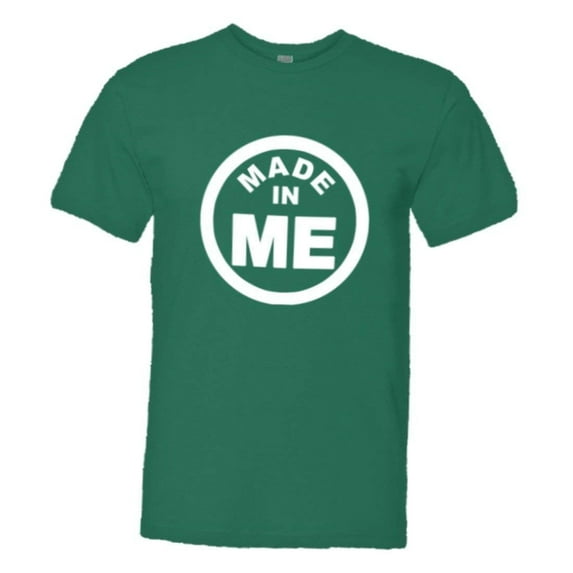 PleaseMeTees™ Mens From Born Made In Maine Me Logo Label Tag HQ Tee
