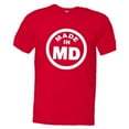 thumbnail image 1 of PleaseMeTees™ Mens From Born Made In Maryland MD Logo Label HQ Tee, 1 of 1