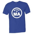 thumbnail image 1 of PleaseMeTees™ Mens From Born Made In Massachusetts MA Logo Label HQ Tee, 1 of 1