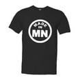 thumbnail image 1 of PleaseMeTees™ Mens From Born Made In Minnesota MN Logo Label HQ Tee, 1 of 1