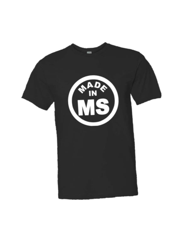 ™ Mens From Born Made In Mississippi MS Logo Label HQ Tee