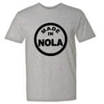 thumbnail image 1 of PleaseMeTees™ Mens From Born Made In New Orleans NOLA Logo Label HQ Tee, 1 of 1