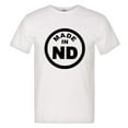 thumbnail image 1 of PleaseMeTees™ Mens From Born Made In North Dakota ND Logo Label HQ Tee, 1 of 1