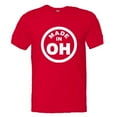 thumbnail image 1 of PleaseMeTees™ Mens From Born Made In Ohio OH State Logo Label HQ Tee, 1 of 1