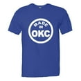 thumbnail image 1 of PleaseMeTees™ Mens From Born Made In Oklahoma City OK Logo Label HQ Tee, 1 of 1