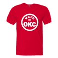 thumbnail image 1 of PleaseMeTees™ Mens From Born Made In Oklahoma City OK Logo Label HQ Tee, 1 of 1