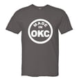 thumbnail image 1 of PleaseMeTees™ Mens From Born Made In Oklahoma City OK Logo Label Tee, 1 of 1