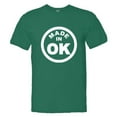 thumbnail image 1 of PleaseMeTees™ Mens From Born Made In Oklahoma OK State Logo Label HQ Tee, 1 of 1