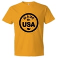 thumbnail image 1 of PleaseMeTees™ Mens From Born Made In USA United States Logo Label Tee, 1 of 1