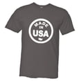 thumbnail image 1 of PleaseMeTees™ Mens From Born Made In USA United States Logo Label Tee, 1 of 1