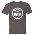 thumbnail image 1 of PleaseMeTees™ Mens From Born Made In Wyoming WY Logo Label HQ Tee, 1 of 1