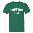 thumbnail image 1 of PleaseMeTees™ Mens Houston 713 Area Code Distressed HQ Tee, 1 of 1