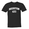 thumbnail image 1 of PleaseMeTees™ Mens Houston 713 Area Code Distressed HQ Tee, 1 of 1