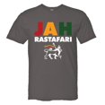 thumbnail image 1 of PleaseMeTees™ Mens Jah Mon Jamaica Rastafari Lion Ya HQ Tee, 1 of 1