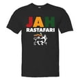 thumbnail image 1 of PleaseMeTees™ Mens Jah Mon Jamaica Rastafari Lion Ya HQ Tee, 1 of 1