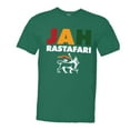 thumbnail image 1 of PleaseMeTees™ Mens Jah Mon Jamaica Rastafari Lion Ya HQ Tee, 1 of 1