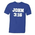thumbnail image 1 of PleaseMeTees™ Mens John 3:16 Christian Bible Verse I Love Jesus 316 HQ Tee, 1 of 1