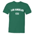 thumbnail image 1 of PleaseMeTees™ Mens Los Angeles 213 L.A. Area Code Distressed HQ Tee, 1 of 1