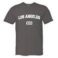 thumbnail image 1 of PleaseMeTees™ Mens Los Angeles 213 L.A. Area Code Distressed HQ Tee, 1 of 1