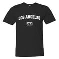 thumbnail image 1 of PleaseMeTees™ Mens Los Angeles 213 L.A. Area Code Distressed HQ Tee, 1 of 1
