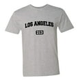 thumbnail image 1 of PleaseMeTees™ Mens Los Angeles 213 L.A. Area Code Distressed HQ Tee, 1 of 1