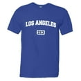 thumbnail image 1 of PleaseMeTees™ Mens Los Angeles 213 L.A. Area Code Distressed HQ Tee, 1 of 1