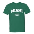 thumbnail image 1 of PleaseMeTees™ Mens Miami Florida 305 Area Code Distressed HQ Tee, 1 of 6