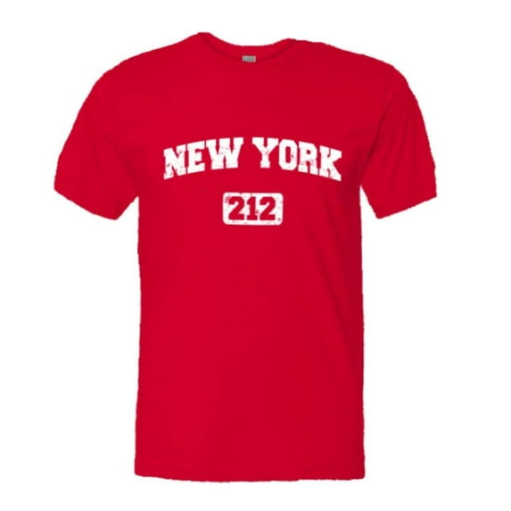 PleaseMeTees™ Mens New York 212 Area Code I Love NY Distressed HQ Tee