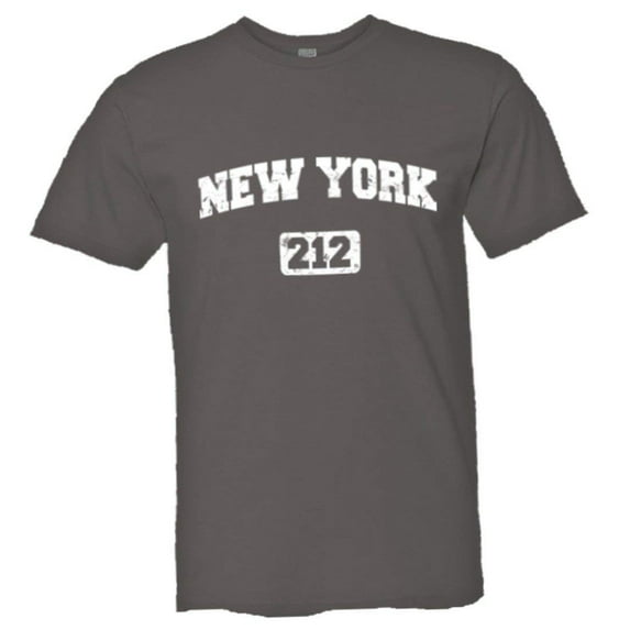 PleaseMeTees™ Mens New York 212 Area Code I Love NY Distressed HQ Tee