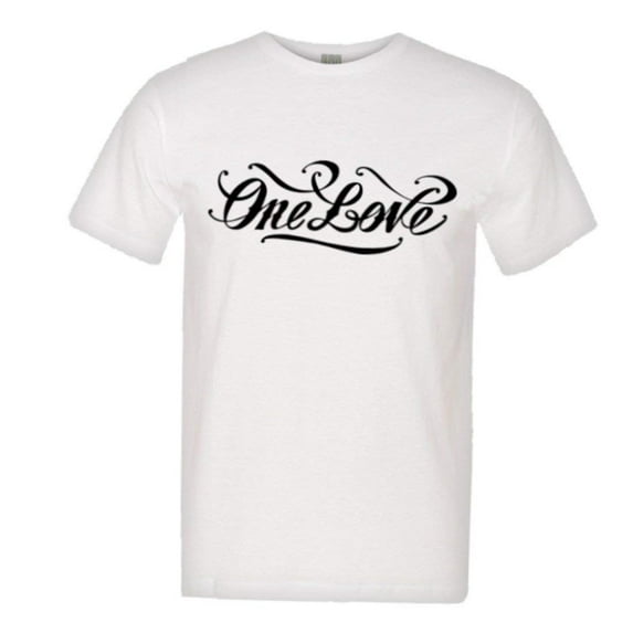 PleaseMeTees™ Mens One Love Lets Get Together It Will Be Alright HQ Tee