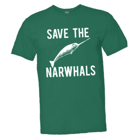 PleaseMeTees™ Mens Save The Narwhals Manatees HQ Tee