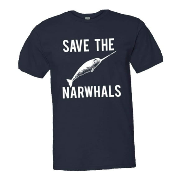 PleaseMeTees™ Mens Save The Narwhals Manatees HQ Tee