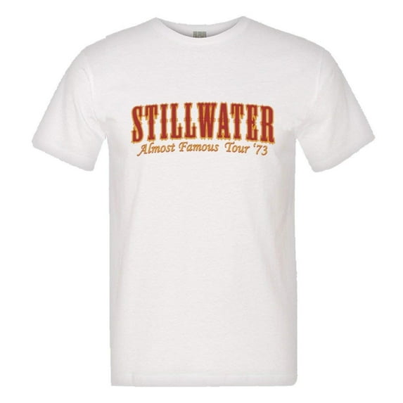 PleaseMeTees™ Mens Stillwater Almost Famous Tour Name Logo HQ Tee