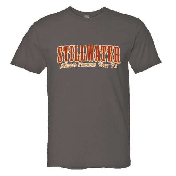 PleaseMeTees™ Mens Stillwater Almost Famous Tour Name Logo HQ Tee