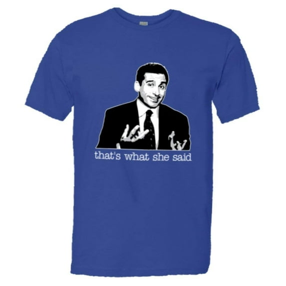 PleaseMeTees™ Mens Thats What She Said Office Michael Scott HQ Tee