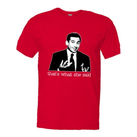PleaseMeTees™ Mens Thats What She Said Office Michael Scott HQ Tee