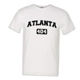 thumbnail image 1 of PleaseMeTees™ Mens / Unisex Atlanta 404 Area Code Distressed HQ Fashion Tee, 1 of 1