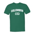 thumbnail image 1 of PleaseMeTees™ Mens / Unisex Columbus 614 CBUS Area Code Distressed HQ Fashion Tee, 1 of 1